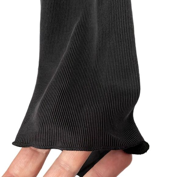 Intimately Free People Ruched Mini Rib Knit Gray Top Size SP - Picture 5 of 9